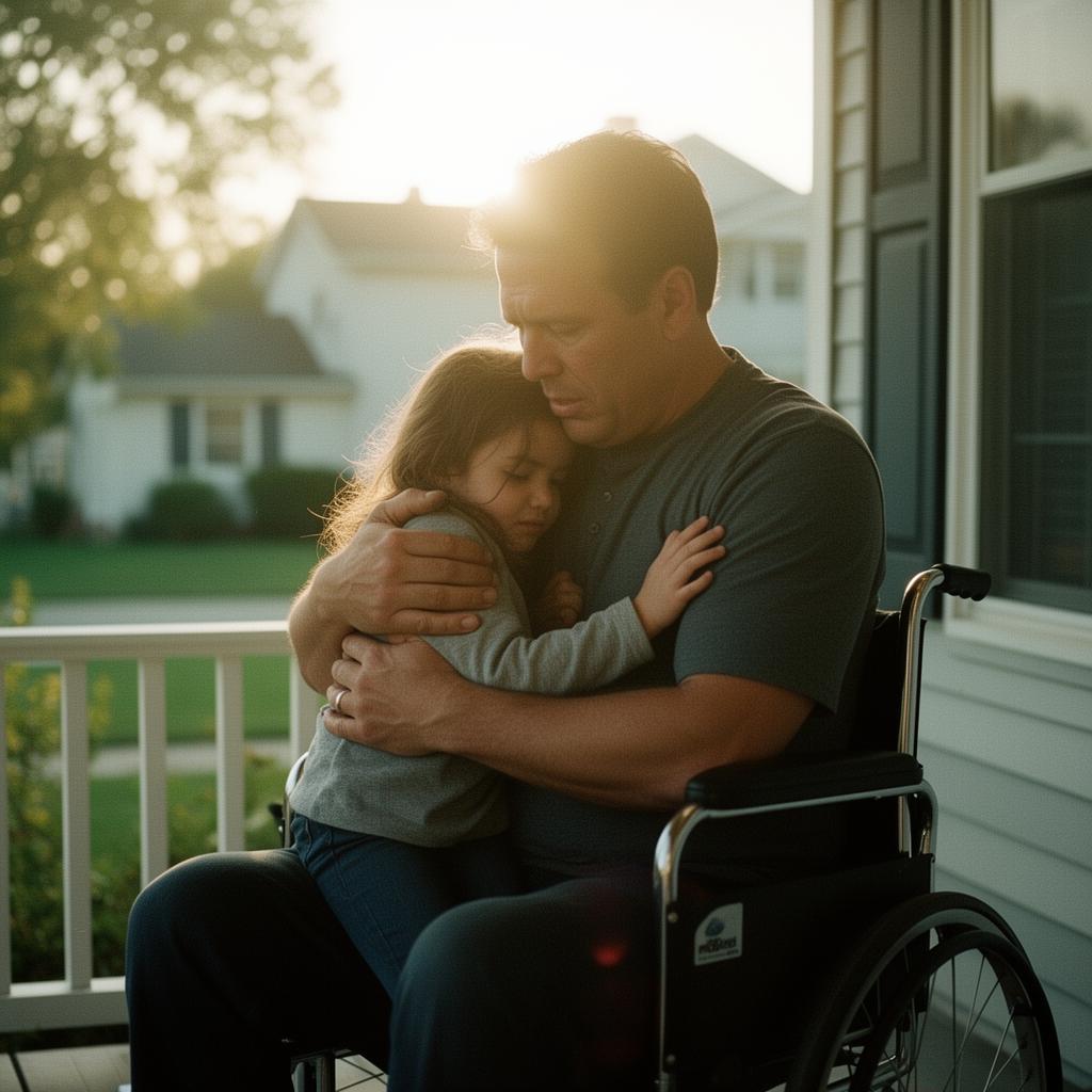 Father and daughter reunited after recovery