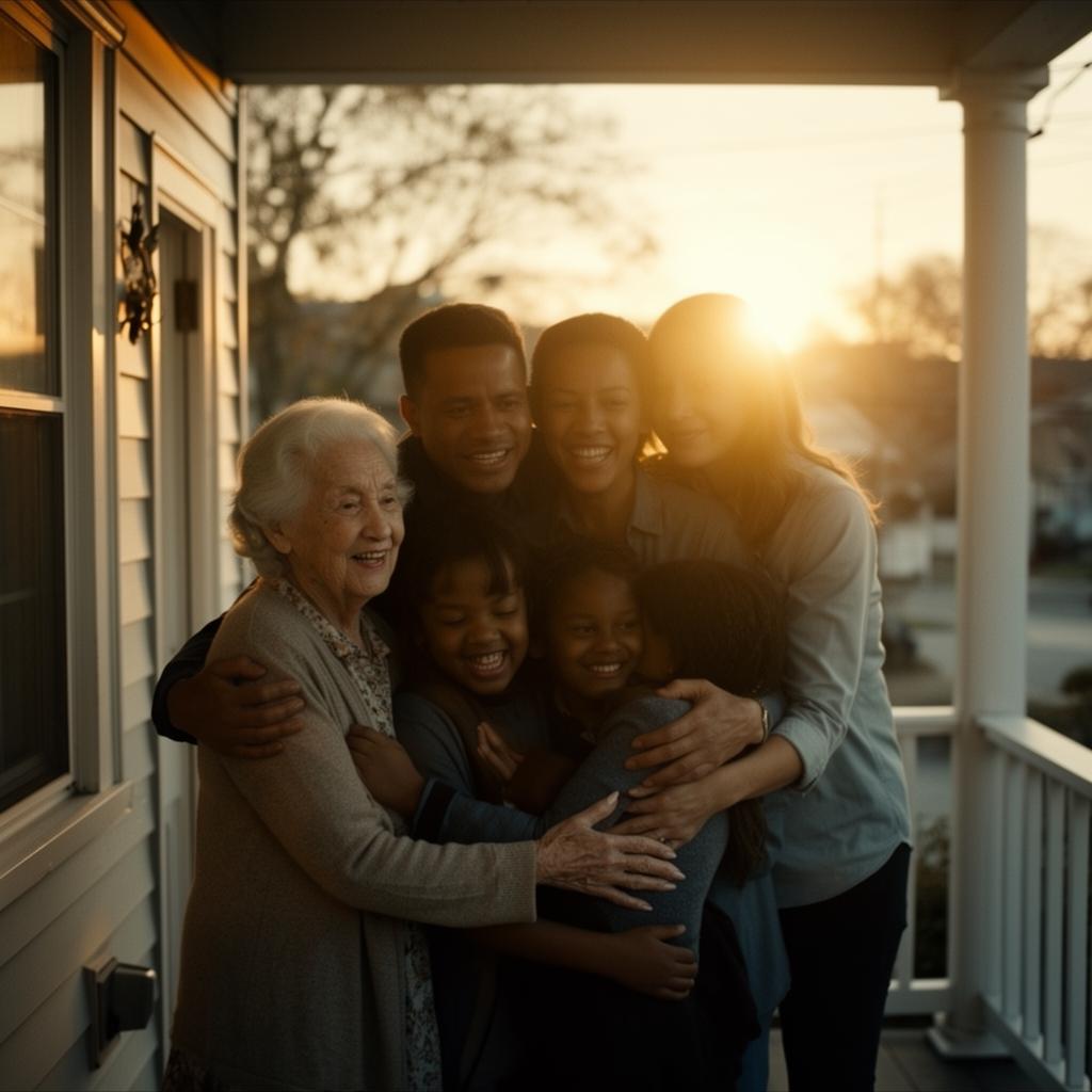 A diverse multigenerational family